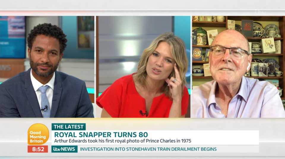 Sean Fletcher and Charlotte Hawkins chat to Arthur Edwards about his illustrious career and celebrating being 80 years old