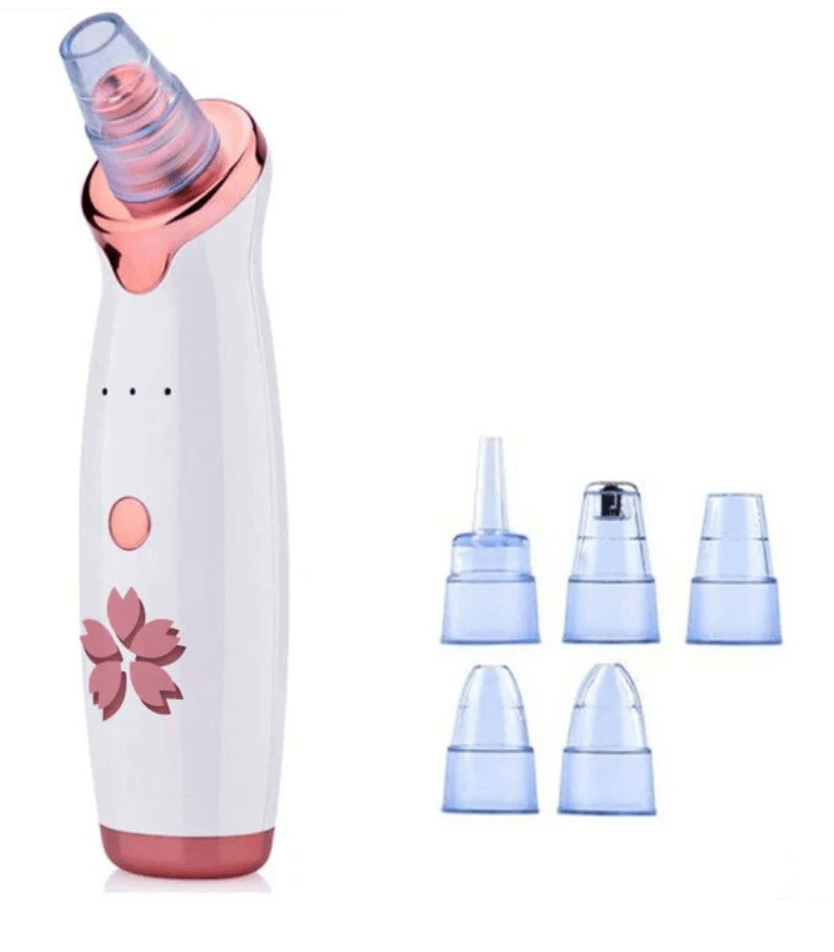 The skincare device has different five different suction settings