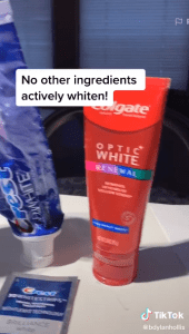  Users are buying hydrogen peroxide because it is an active ingredient in professional whitening products