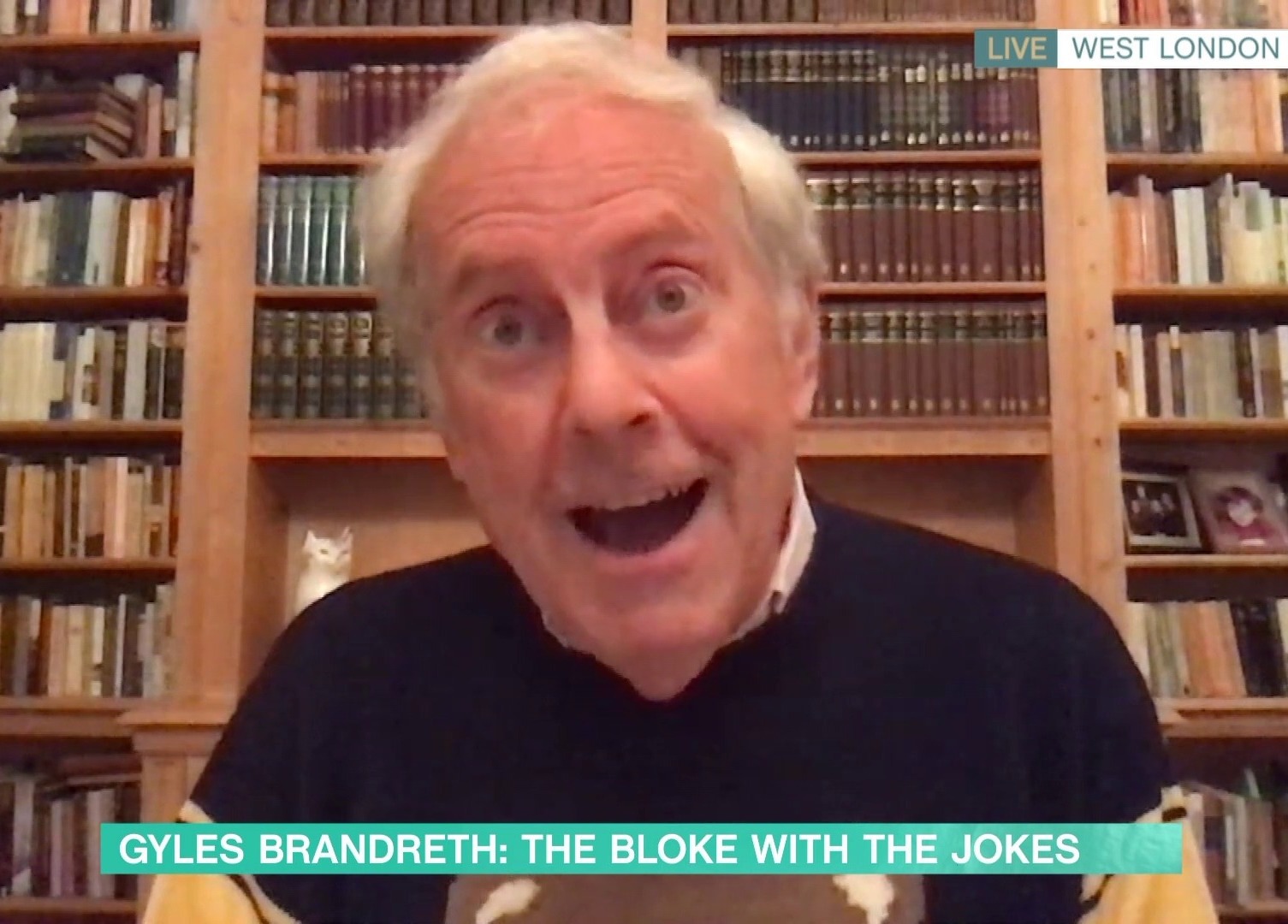 Former MP Gyles Brandreth made a gag about coronavirus on This Morning