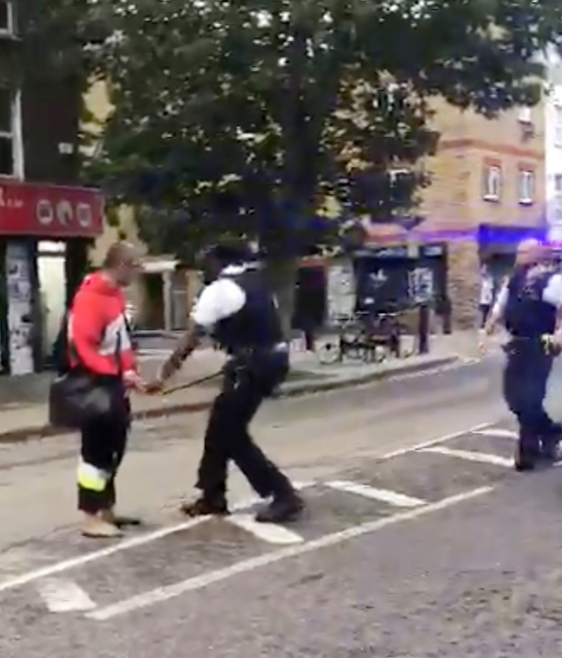 Police arrived on scene at Bethnal Green, East London on Friday