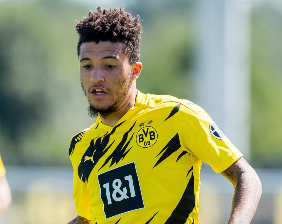 Jadon Sancho is at the top of Manchester United's wish list 