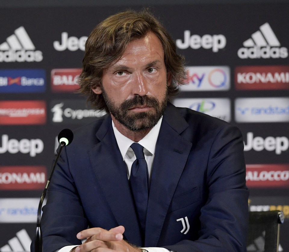 Andrea Pirlo replaced Maurizio Sarri as the Old Lady's manager over the weekend