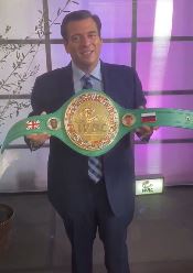 WBC president Mauricio Sulaiman has taken to Twitter to show off the belt on offer on Saturday