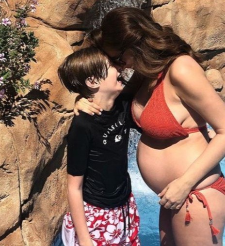 Stacey and Zachary spend some quality mum-and-son time together before Rex's birth