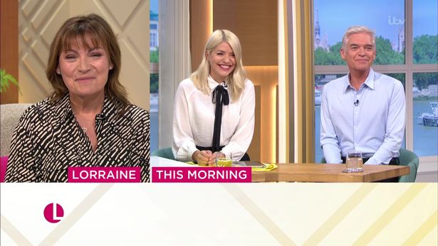 Holly Willoughby was caught by surprise when Lorraine cut to the This Morning desk