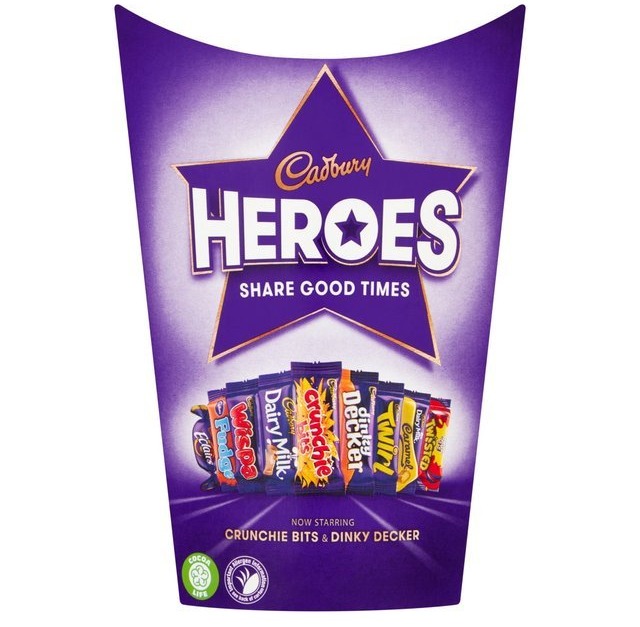 The boxes of Heroes included in the offer weigh 185g and usually cost £2