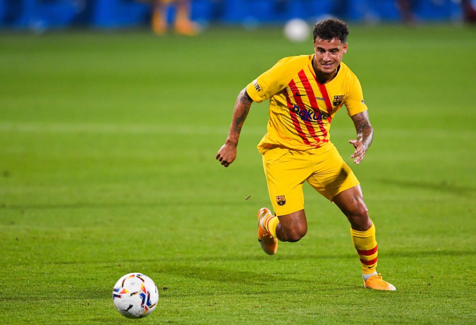 Philippe Coutinho also made his return in Barcelona colours