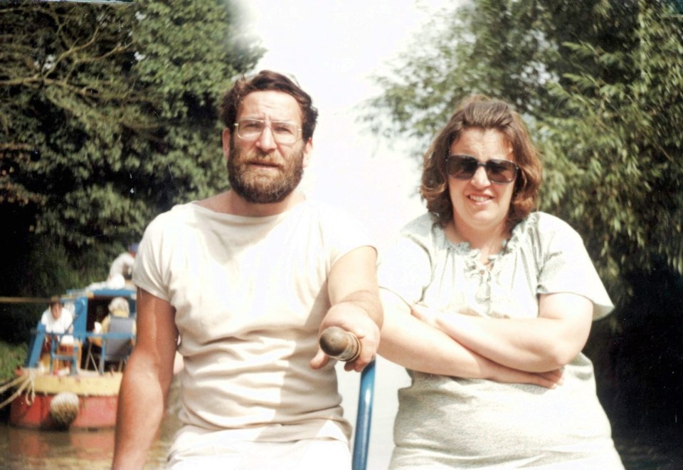 Shipman and his wife Primrose pictured in the early 1980's, possibly 1982, in the Norfolk Broads