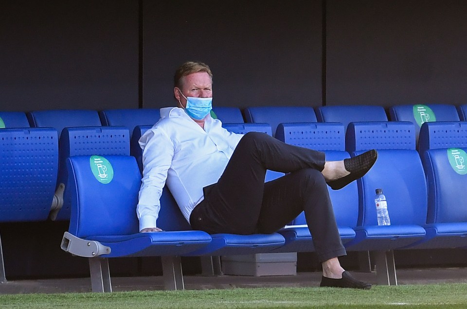 Koeman watched on as his side beat third tear Tarragona 3-1