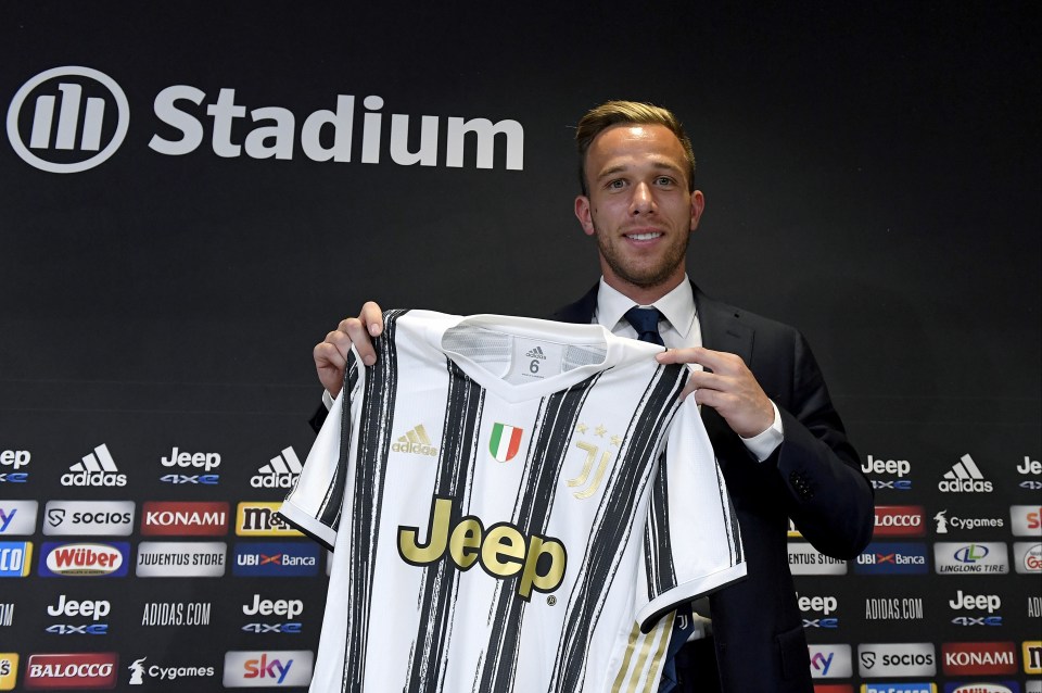 Juventus unveiled Arthur today after his move from LaLiga