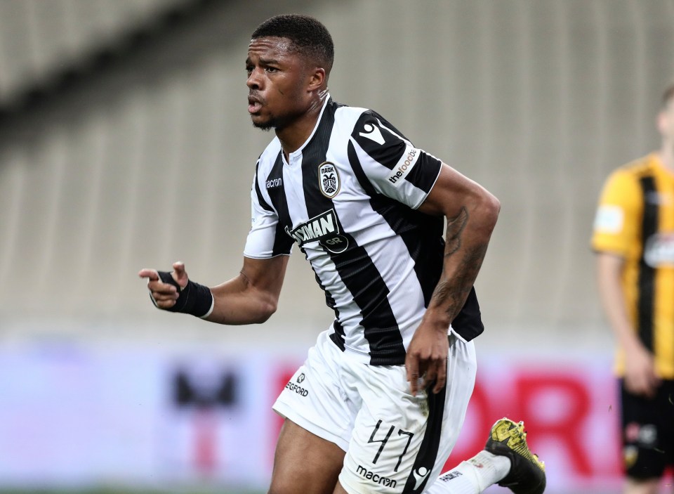 Akpom has scored 18 times during his two years in Greece