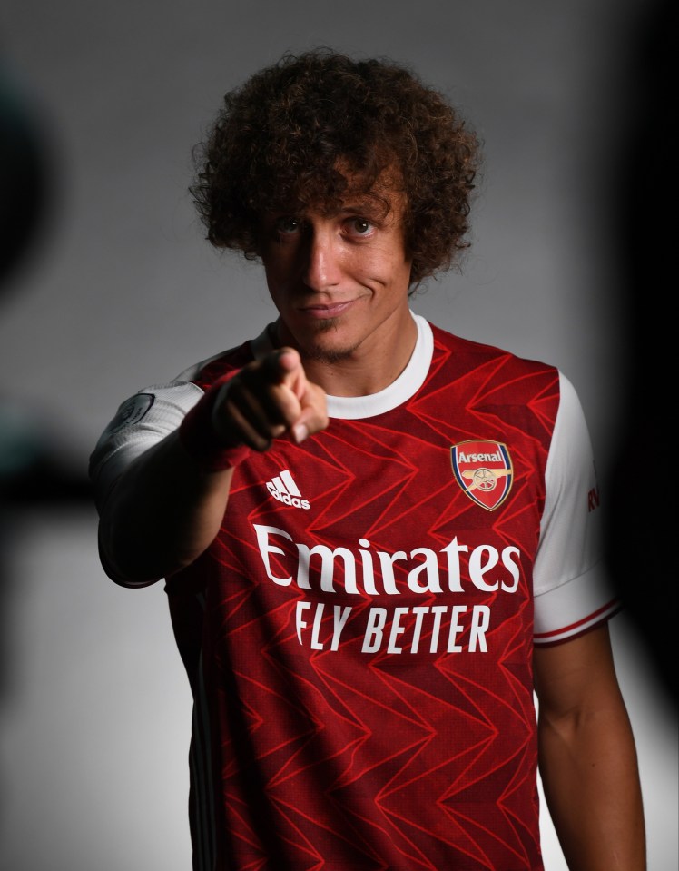 David Luiz is in the final year of his contract in North London