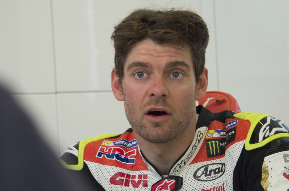 Cal Crutchlow has shared stomach-churning footage of surgery on his broken wrist