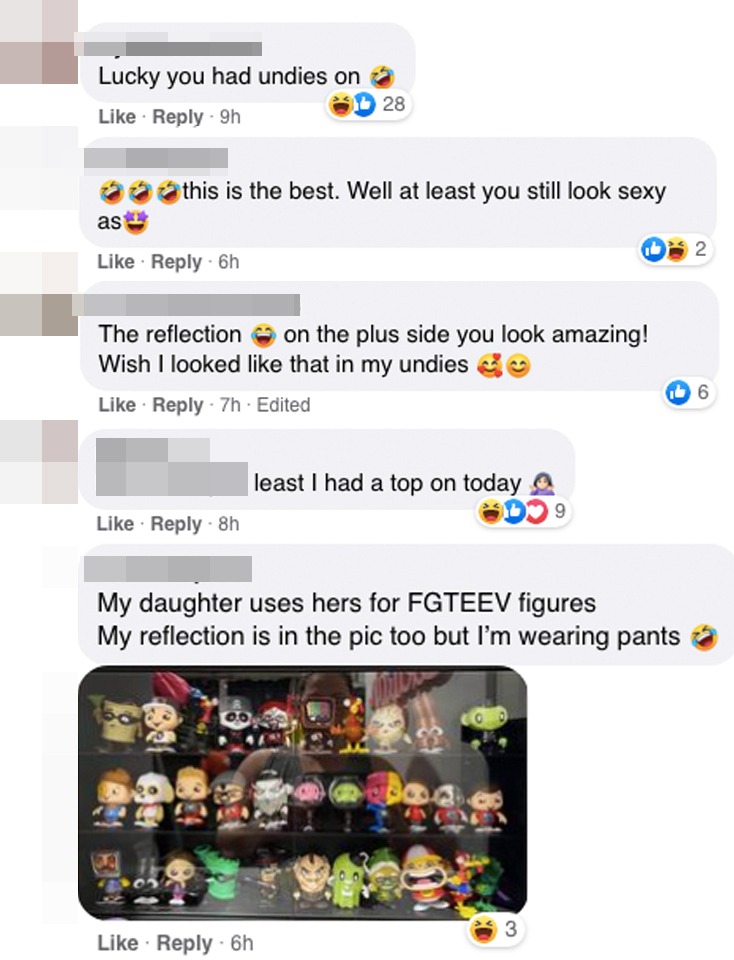 Her hilarious faux pas was pointed out by fellow mums online 