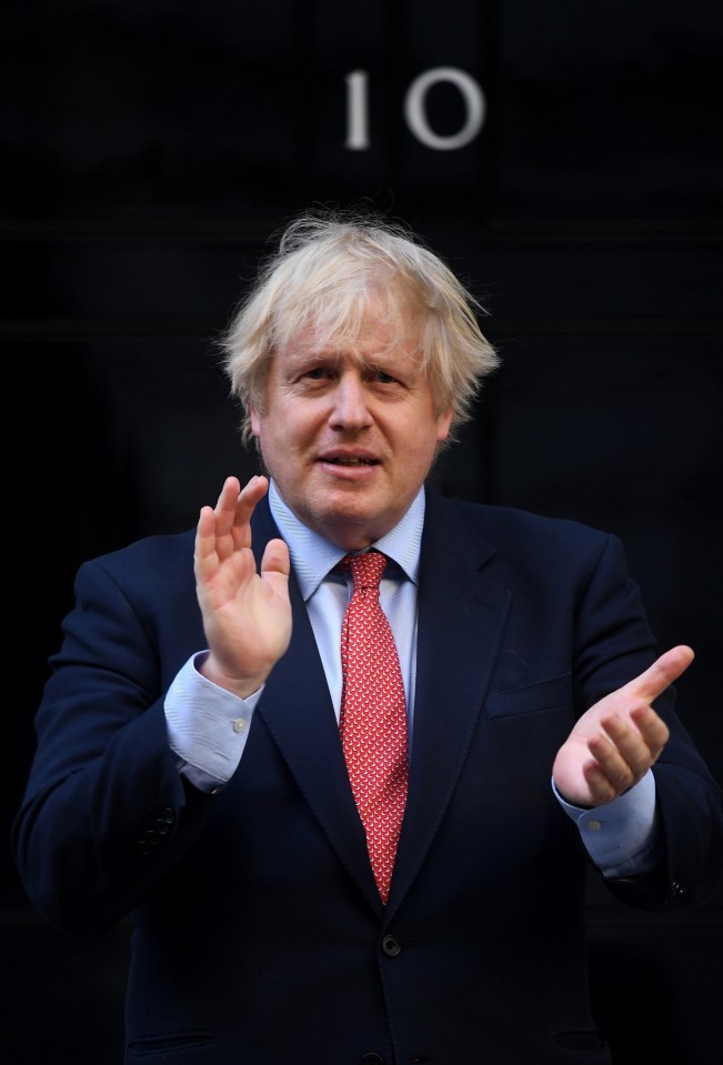 Boris Johnson said the pandemic heroes are 'an inspiration to us all'