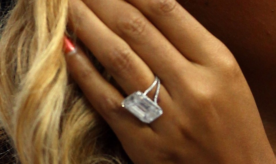 5. This £4m ring was given to this celeb by her music mogul husband