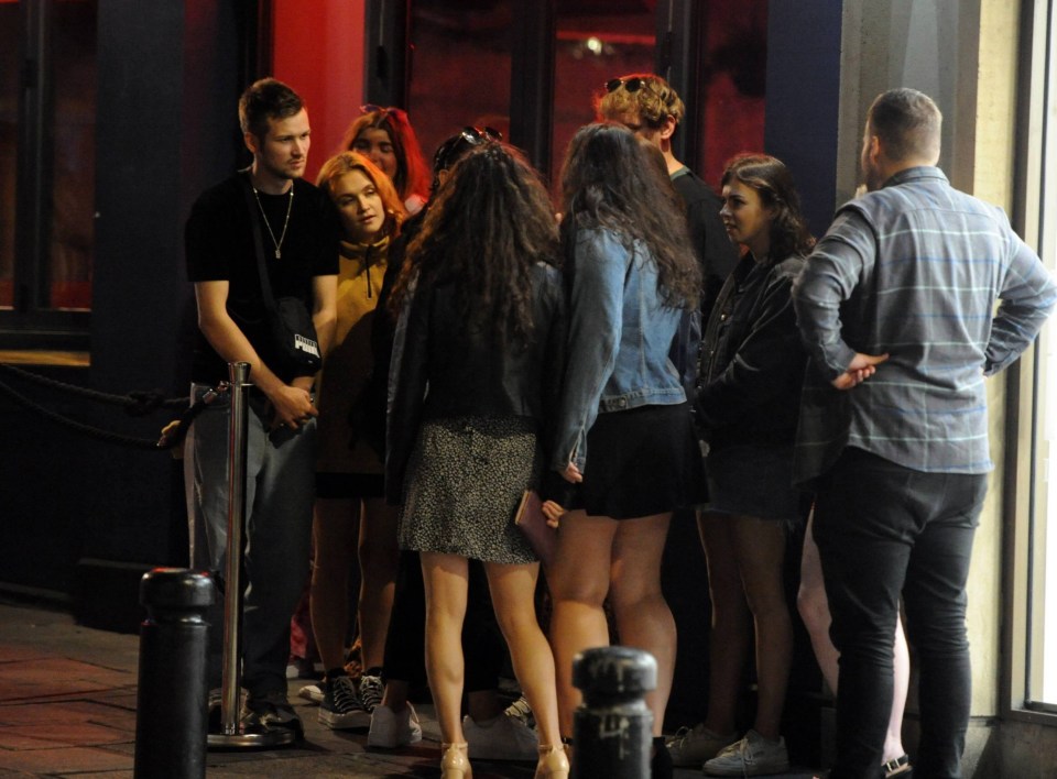 Drinkers flocked to bars in Newcastle on their night out