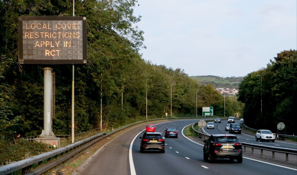 Rhondda Cynon Taff, South Wales has been put into a local lockdown