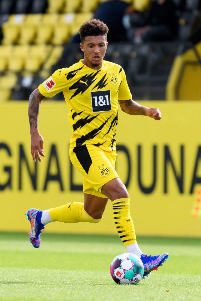 Borussia Dortmund's Jadon Sancho has been Manchester United's No1 target