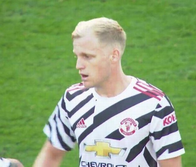 Van de Beek was the standout outfield player for the Red Devils in their defeat to Aston Villa