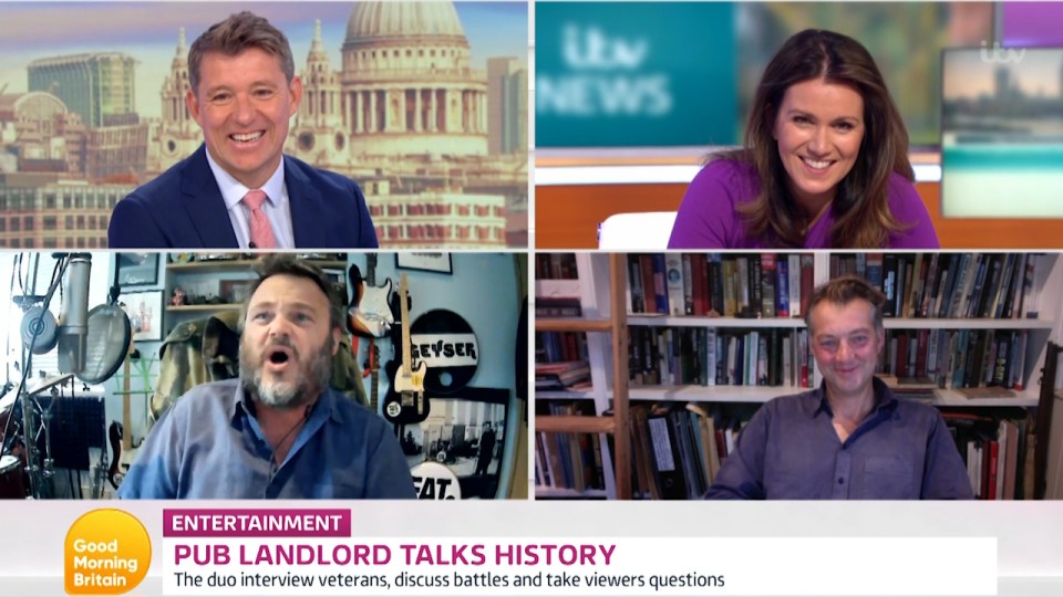 Ben and Susanna Reid interview Al and historian James Holland