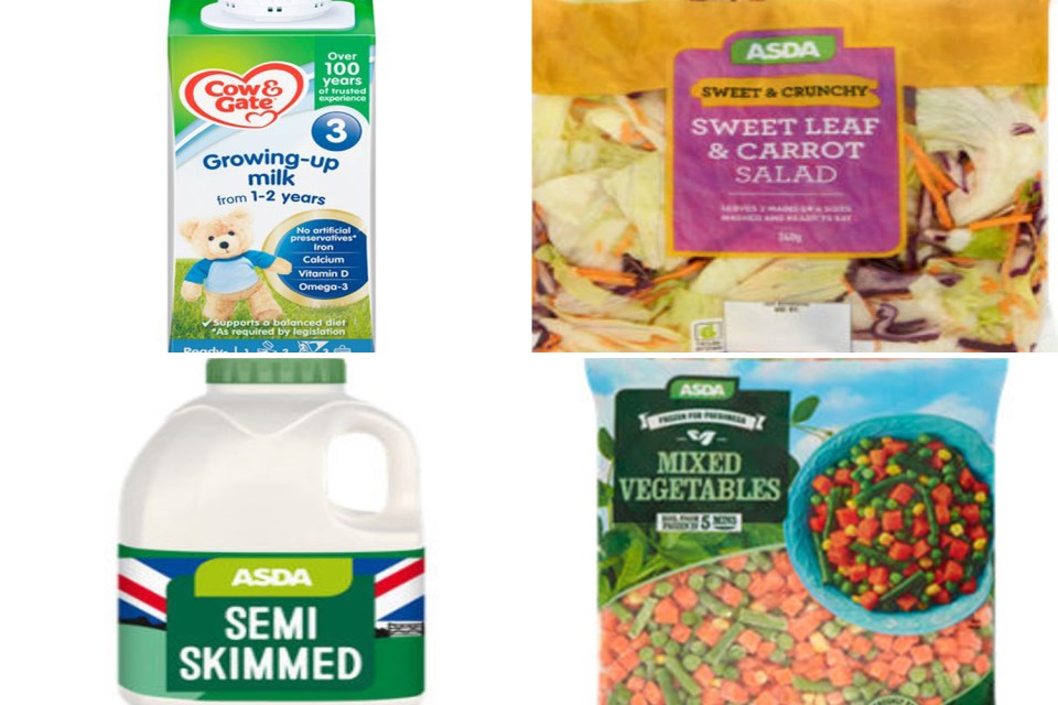 Asda's Healthy Start shop comes to just £2.62