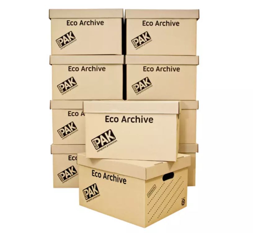 Argos has a great selection of storage cardboard boxes