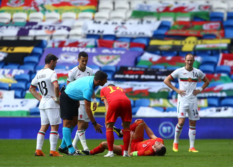 Bale picked up an injury in Wales' Nations League campaign 