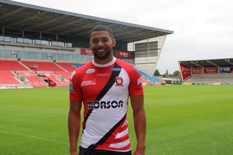  Kallum Watkins has joined boyhood heroes Salford