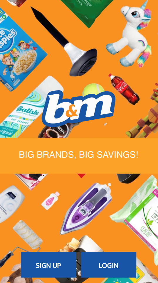 The B&M scanner is found on the store’s free app