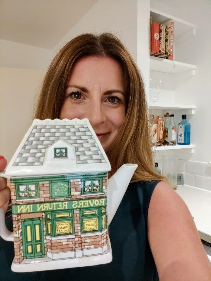 Ash loves her Coronation Street Rovers Return teapot, which was a moving in gift from her stepmum