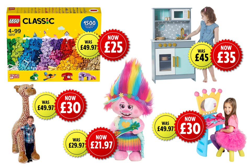 The Sun has rounded up some of the best deals from the Asda toy sale