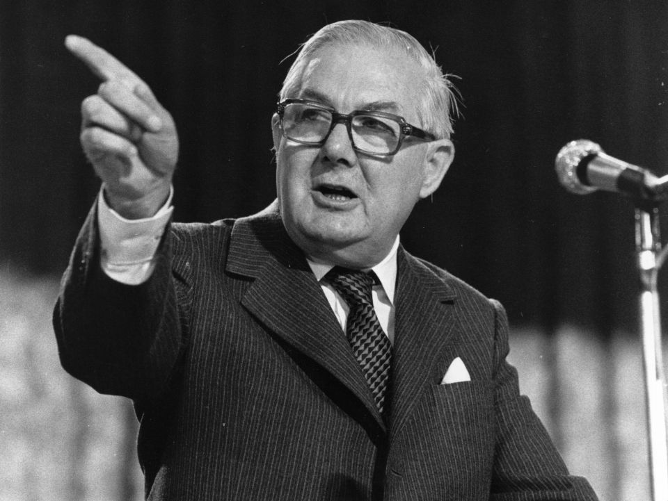 James Callaghan was British Labour Prime Minister from 1976 to 1979