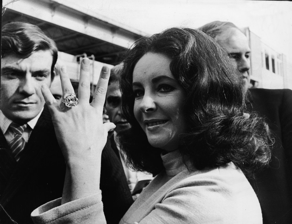 Elizabeth Taylor's engagement ring from Richard Burton was worth £7m