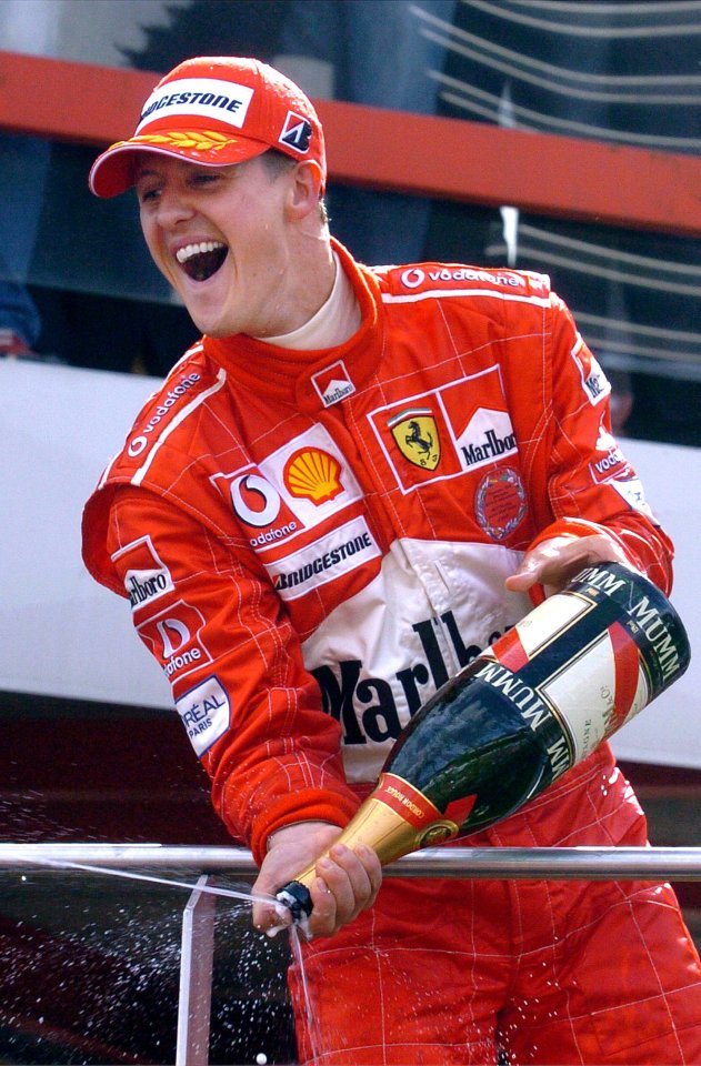 Schumacher's record seven world titles was equalled this season by Hamilton