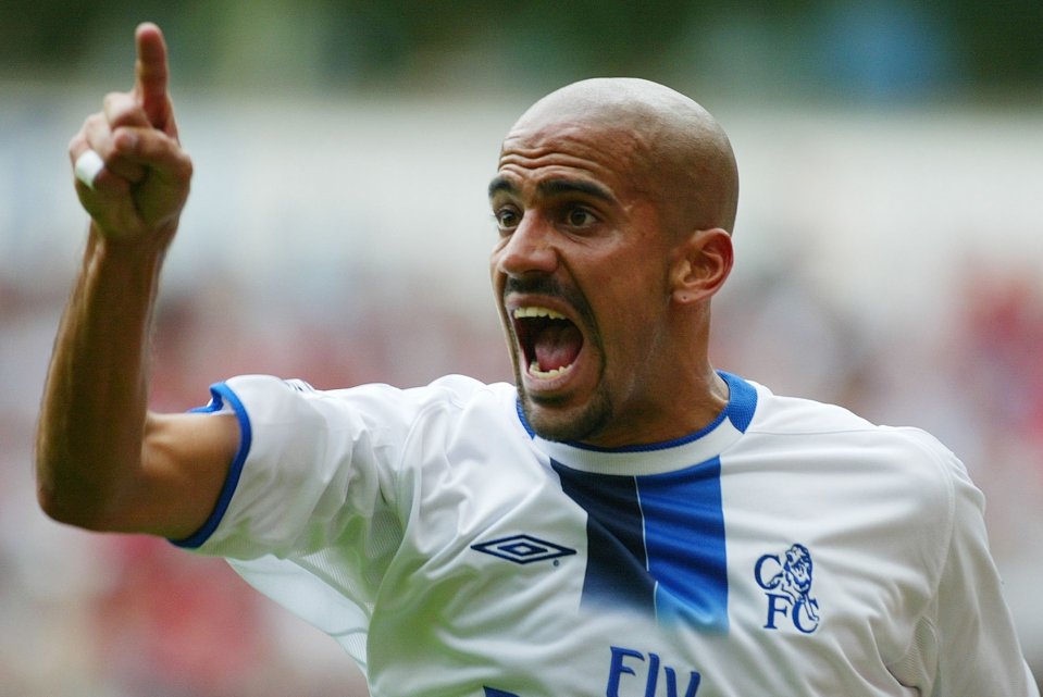 Veron played just seven times in four years at Chelsea in the league