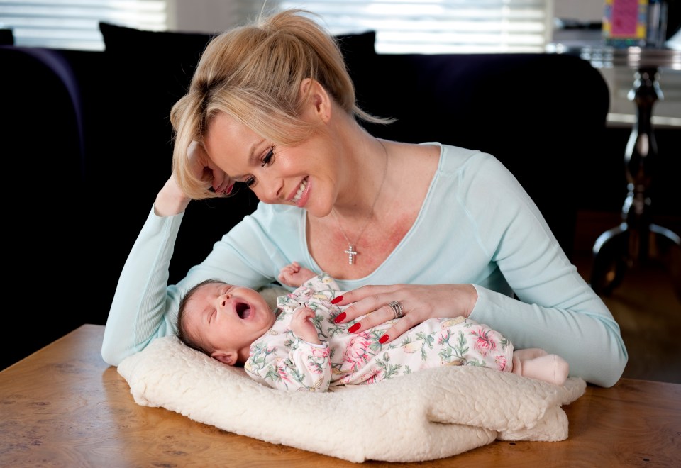 She also said she turned to hypnotherapy to help her carry her youngest daughter, Hollie, the following year