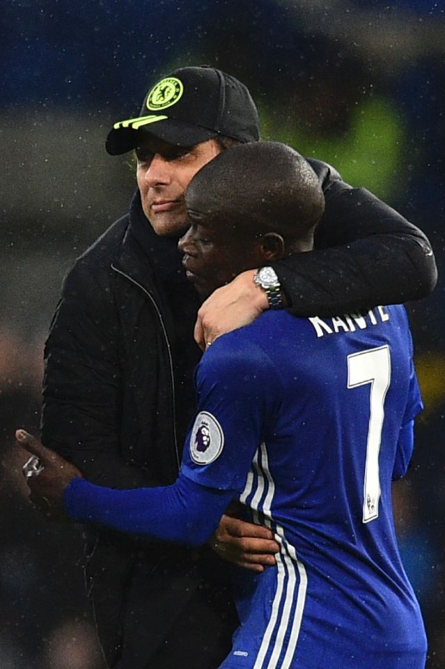 Antonio Conte brought N'Golo Kante to Chelsea where they won the Premier League together