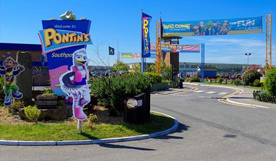 You won’t be short of activities at Pontins with go karting and crazy golf as well as a driving school