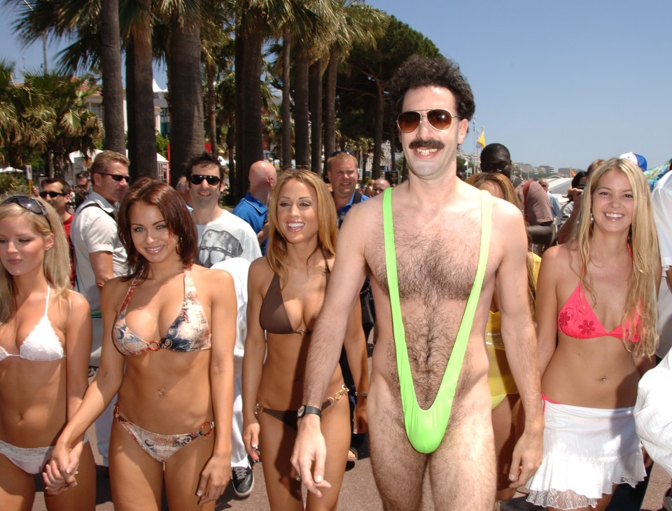 Borat is back on the streets, seen here in 2006