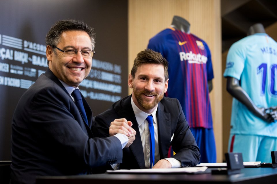 Barca president Josep Bartomeu looks to have won the transfer battle