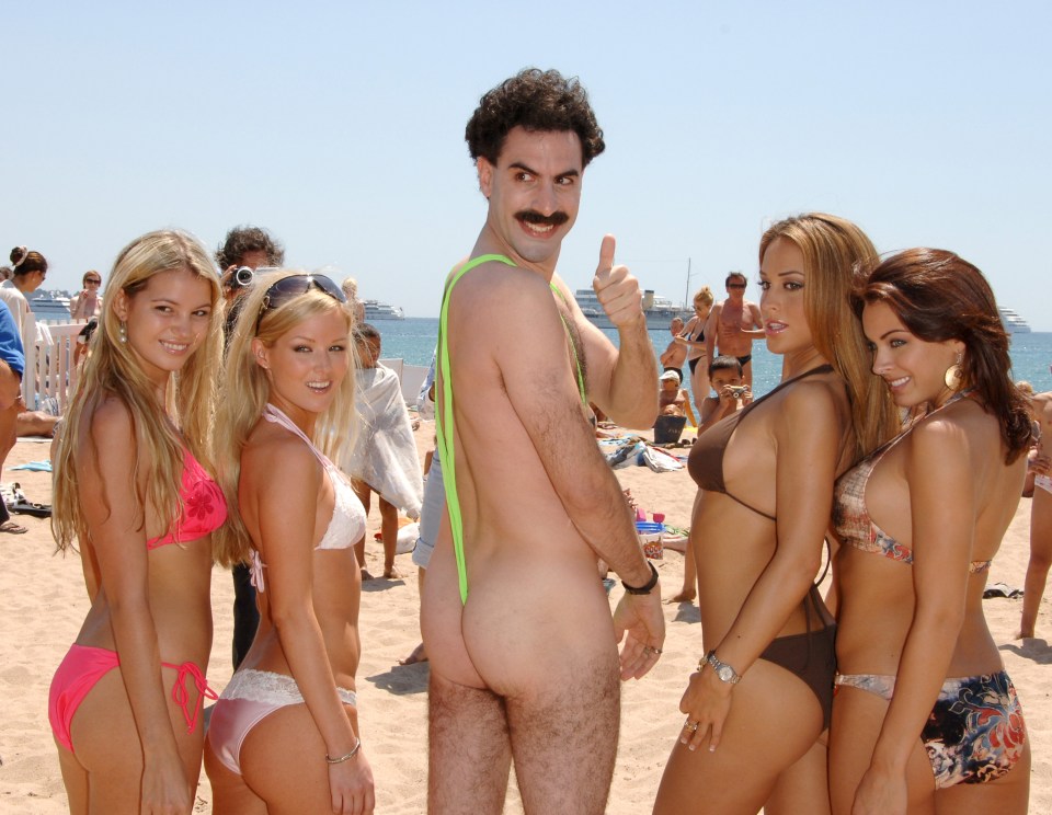 Borat character Sacha Baron Cohen