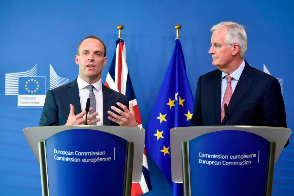 Michel Barnier said talks would end if the Withdrawal Agreement and its crucial Northern Ireland Protocol were not honoured