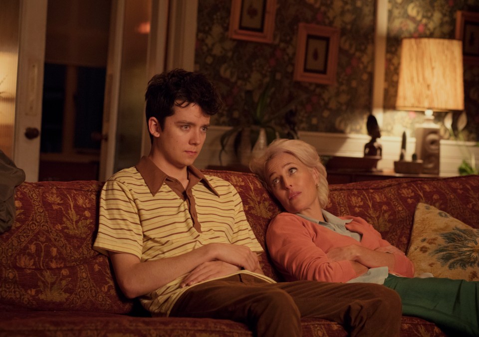 Gillian Anderson stars as the sex therapist mum of Otis, played by Asa Butterfield