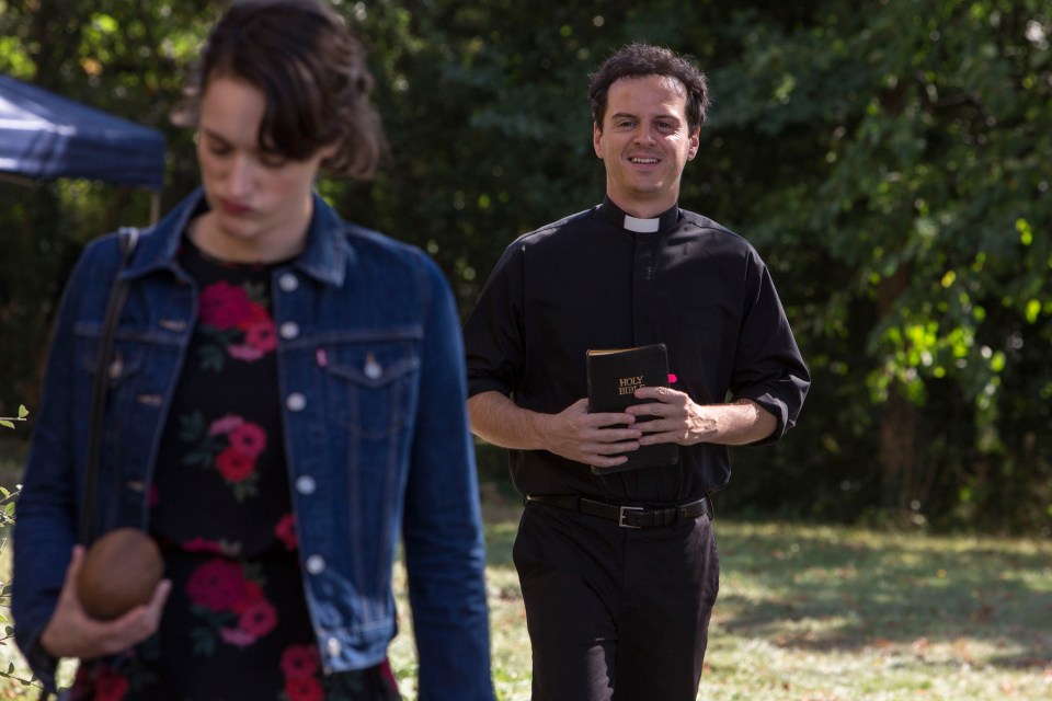 Facebook users were quick to compare him to the 'Hot Priest' from Fleabag