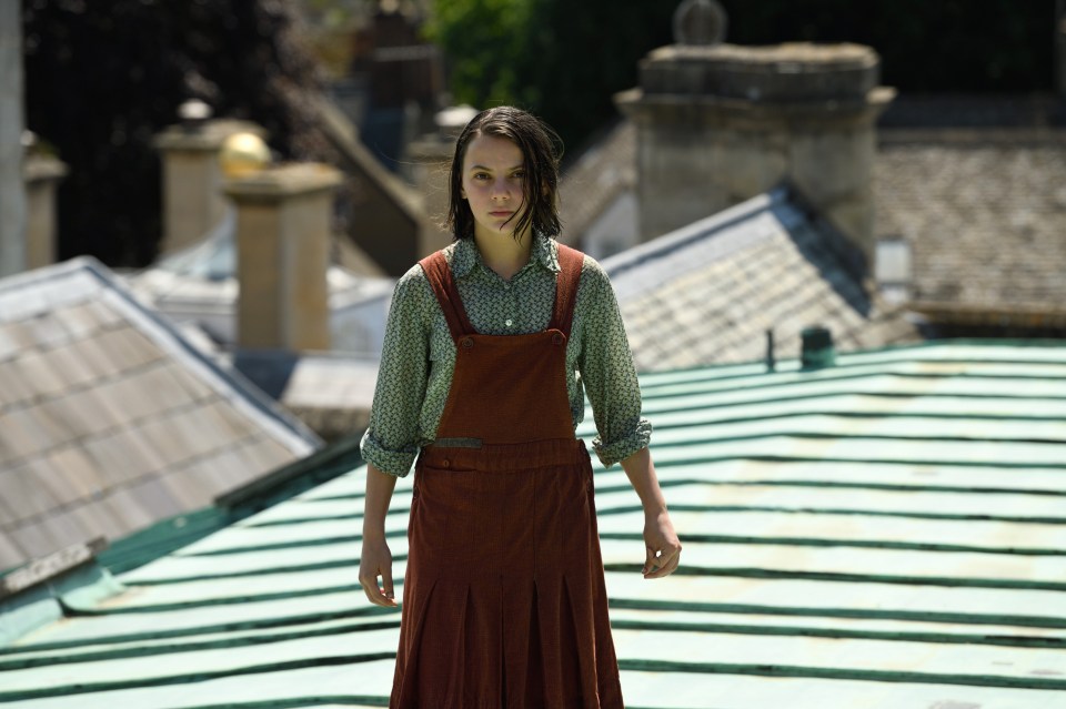 Lyra Belacqua, played by Dafne Keen, in the His Dark Materials films