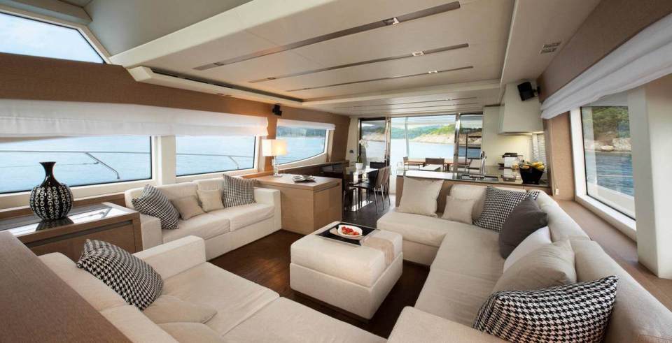 The yacht has luxury finishings fit for a UFC superstar