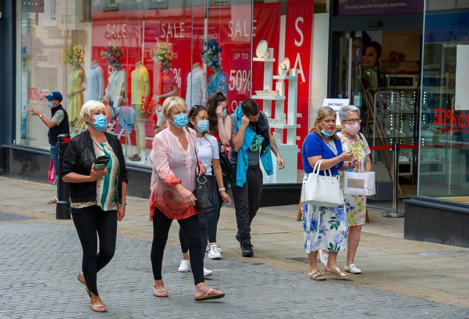 Shopping areas have enjoyed their best week since lockdown thanks to the 'Eat Out to Help Out' scheme