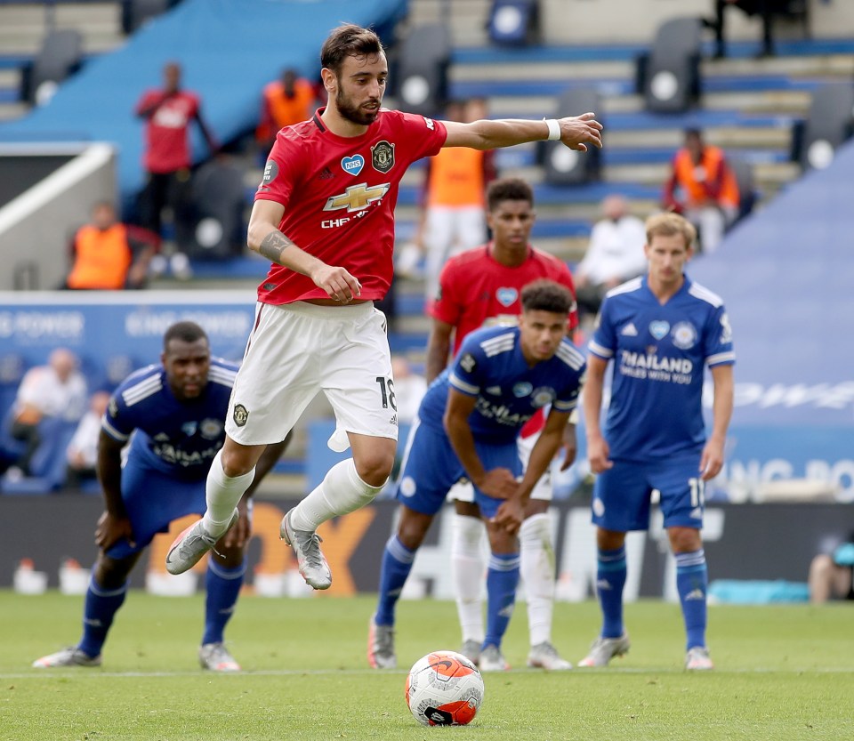 This was a familiar sight in Manchester United matches with Fernandes scoring eight penalties for the club last season